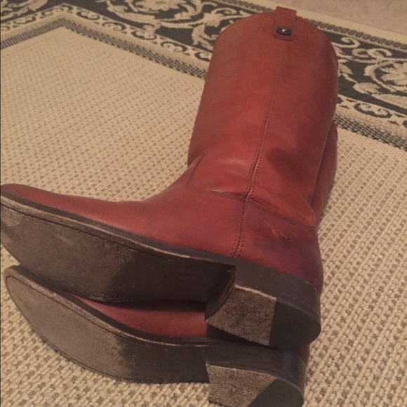 ⚡️SALE⚡️Frye Melissa Boot 7.5 Cognac - Picture 5 of 8